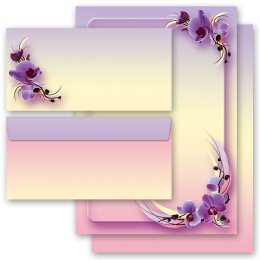 Juego completo de 100 componentes FLORES DE ORQUÍDEAS