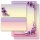200-pc. Complete Motif Letter Paper-Set ORCHID BLOSSOMS