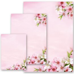 Birthday | Stationery-Motif PEACH BLOSSOMS | Flowers & Petals, Seasons - Spring | High quality Stationery | Printed on one side | Order online! | Paper-Media