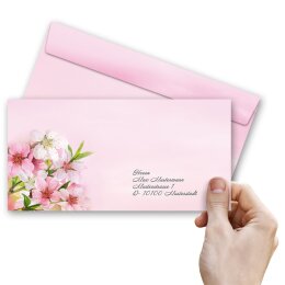 Motif envelopes! PEACH BLOSSOMS