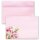 25 patterned envelopes PEACH BLOSSOMS in C6 format (windowless) Flowers & Petals, Seasons - Spring, Flowers motif, Paper-Media