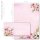 100-pc. Complete Motif Letter Paper-Set PEACH BLOSSOMS