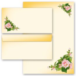 Papier à lettres et enveloppes Sets ROSE ROSES