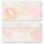 50 patterned envelopes ROSE BLOSSOMS in standard DIN long format (windowless) Flowers & Petals, Rose motif, Paper-Media