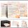 25 patterned envelopes ROSE BLOSSOMS in C6 format (windowless)