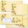 50 patterned envelopes ROSES TENDRILS in standard DIN long format (windowless)