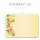 25 patterned envelopes ROSES TENDRILS in C6 format (windowless)