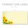SUNFLOWERS Briefumschläge Sommer CLASSIC 50 Briefumschläge (ohne Fenster), DIN LANG (220x110 mm), DLOF-8235-50
