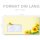SUNFLOWERS Briefumschläge Summer CLASSIC 50 envelopes (with window), DIN LONG (220x110 mm), DLMF-8235-50