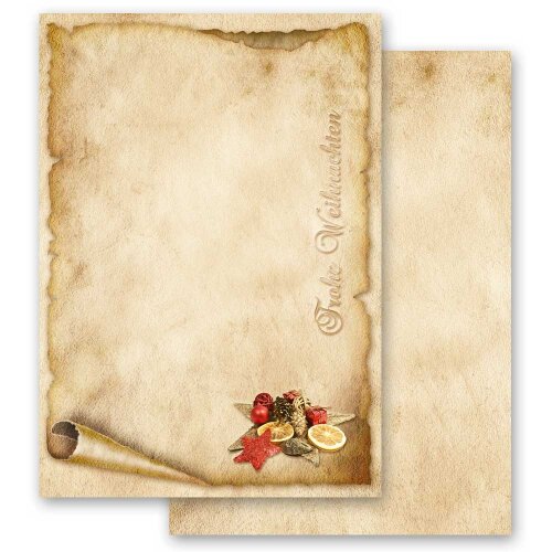 Motif Letter Paper-Set OLD CHRISTMAS PAPER