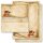 OLD CHRISTMAS PAPER (Version B) 100-pc. Complete Motif Letter Paper-Set