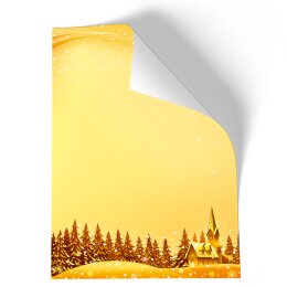 Stationery-Motif FESTIVE WISHES | Christmas | High quality Stationery DIN A4 - 50 Sheets | 90 g/m² | Printed on one side | Order online! | Paper-Media