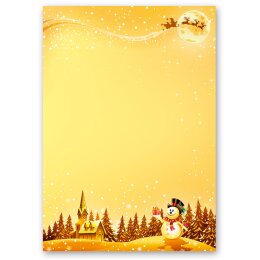 Motif Letter Paper! FESTIVE WISHES 100 sheets DIN A5