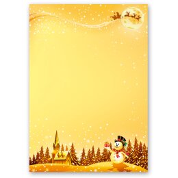 Motif Letter Paper! FESTIVE WISHES 250 sheets DIN A5...