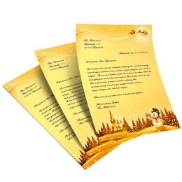 Motif Letter Paper! FESTIVE WISHES 250 sheets DIN A5