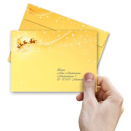 FESTIVE WISHES Briefumschläge Christmas motif CLASSIC 10 envelopes, DIN C6 (162x114 mm), C6-8320-10