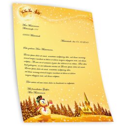 Carta da lettera decorati AUGURI FESTIVI