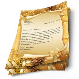 Carta da lettera decorati BUON NATALE
