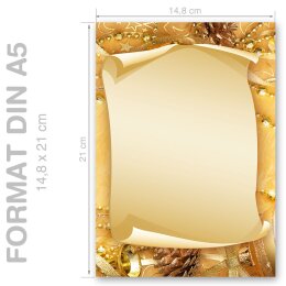 Motif Letter Paper! MERRY CHRISTMAS 250 sheets DIN A5