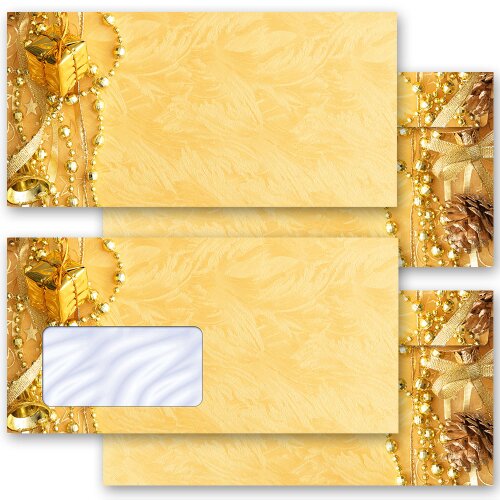 Buste da lettera decorate BUON NATALE