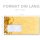 50 patterned envelopes MERRY CHRISTMAS in standard DIN long format (with windows)