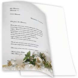 Motif Letter Paper! HAPPY HOLIDAYS - EN 50 sheets DIN A4