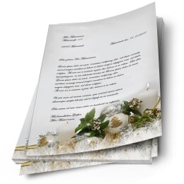 Motif Letter Paper! HAPPY HOLIDAYS - EN 50 sheets DIN A4