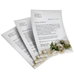 Motif Letter Paper! HAPPY HOLIDAYS - EN 50 sheets DIN A5