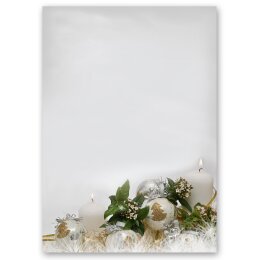 100-pc. Complete Motif Letter Paper-Set HAPPY HOLIDAYS - EN