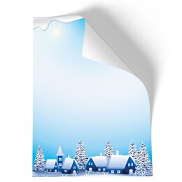 Motif Letter Paper! HAPPY SNOWMAN 20 sheets DIN A4