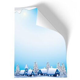 Motif Letter Paper! HAPPY SNOWMAN 250 sheets DIN A4