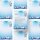Motif Letter Paper! HAPPY SNOWMAN 250 sheets DIN A4