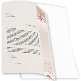 Briefpapier HAPPY HOLIDAYS - DIN A4 Format 100 Blatt