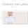 50 patterned envelopes HAPPY HOLIDAYS - MOTIF in standard DIN long format (with windows)