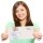 50 patterned envelopes HAPPY HOLIDAYS - MOTIF in standard DIN long format (with windows)