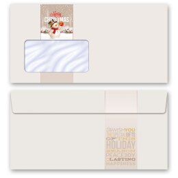 100-pc. Complete Motif Letter Paper-Set HAPPY HOLIDAYS - MOTIF