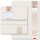 Briefpapier Set HAPPY HOLIDAYS - 100-tlg. DL (mit Fenster)