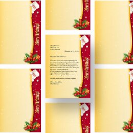 Motif Letter Paper! SANTA CLAUS 100 sheets DIN A4