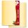 Motif Letter Paper! SANTA CLAUS 100 sheets DIN A4 Christmas, St Nicholas, Paper-Media
