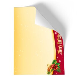 Papeterie-motif SANTA CLAUS | Noël | Papeterie de haute qualité DIN A5 - 50 feuilles | 90 g/m ² | Imprimé dun côté | commander en ligne! | Paper-Media
