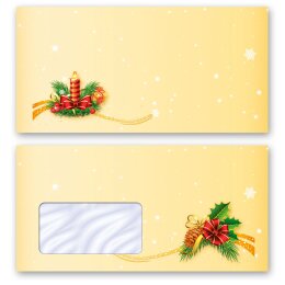 Motif envelopes Christmas, SANTA CLAUS  - DIN LONG...