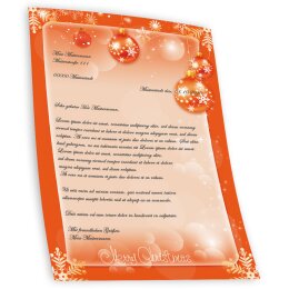 Motif Letter Paper! MERRY CHRISTMAS - EN 100 sheets DIN A4