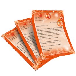 Motif Letter Paper! MERRY CHRISTMAS - EN 50 sheets DIN A5