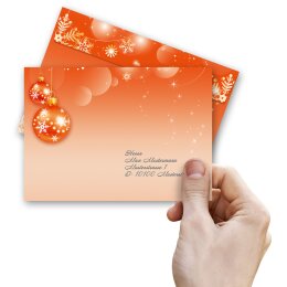 MERRY CHRISTMAS - EN Briefumschläge Christmas envelopes CLASSIC 10 envelopes, DIN C6 (162x114 mm), C6-8321-10