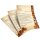 Motif Letter Paper! CHRISTMAS NUTS AND ORANGES 50 sheets DIN A5