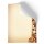 Motif Letter Paper! CHRISTMAS NUTS AND ORANGES 100 sheets DIN A5