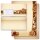 Motiv-Briefpapier Set WEIHNACHTLICHES ALLERLEI - 100-tlg. DL (mit Fenster)