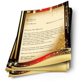 Motif Letter Paper! CHRISTMAS LETTER 250 sheets DIN A4