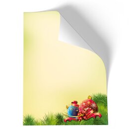 Motif Letter Paper! CHRISTMAS DECORATIONS 100 sheets DIN A4
