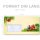 10 patterned envelopes CHRISTMAS DECORATIONS in standard DIN long format (with windows)